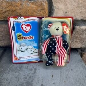 TY Spangle the‎ Bear McDonald's International Bears II 2000 NIB